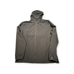 DSG 's Outdoor Black Polyester‎ Jacket Full Zip Water-Resistant Hooded Size XXL